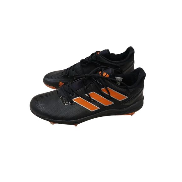 Adidas Adizero Baseball Cleats Men\'s Sz 13.5 Afterburner Black Orange BRAND NEW! main image 8